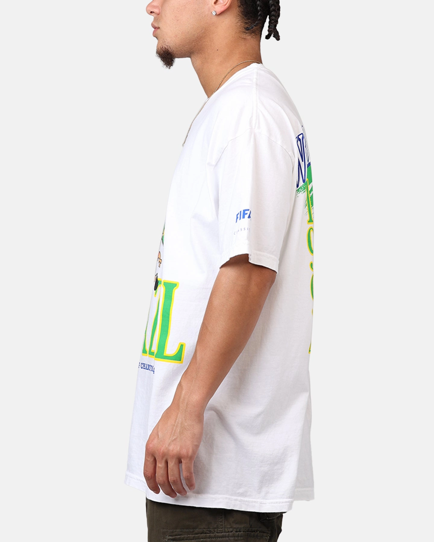 Fifa FIFA 1994 Brazil T-Shirt White Practical Design All Season Wear