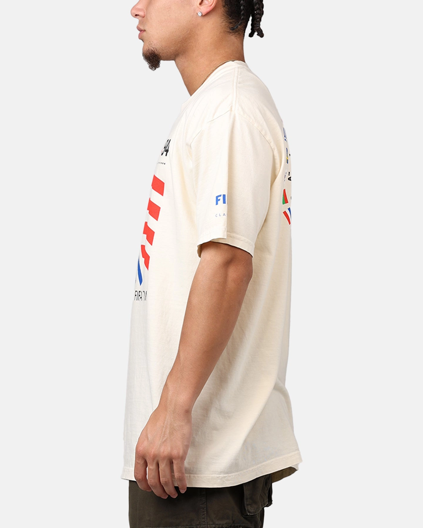 Fifa FIFA 1994 Flags T-Shirt Ivory Eco Certified Fiber