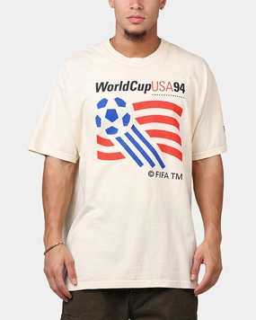 Layered Collar Structure Fifa FIFA 1994 Flags T-Shirt Ivory