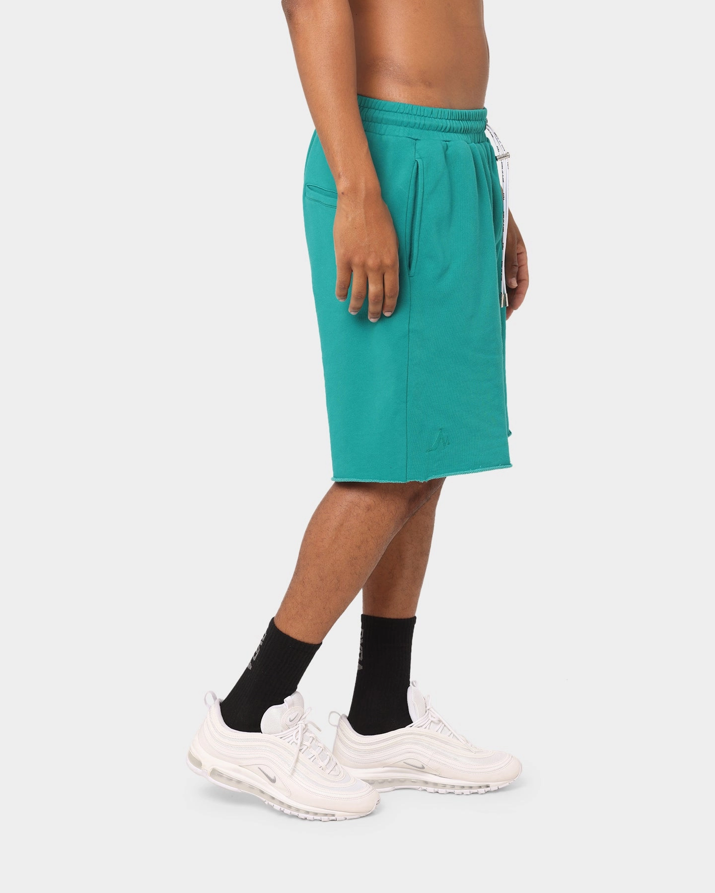 Stay Cool affordable choice PYRA Raw Slouch Shorts Teal