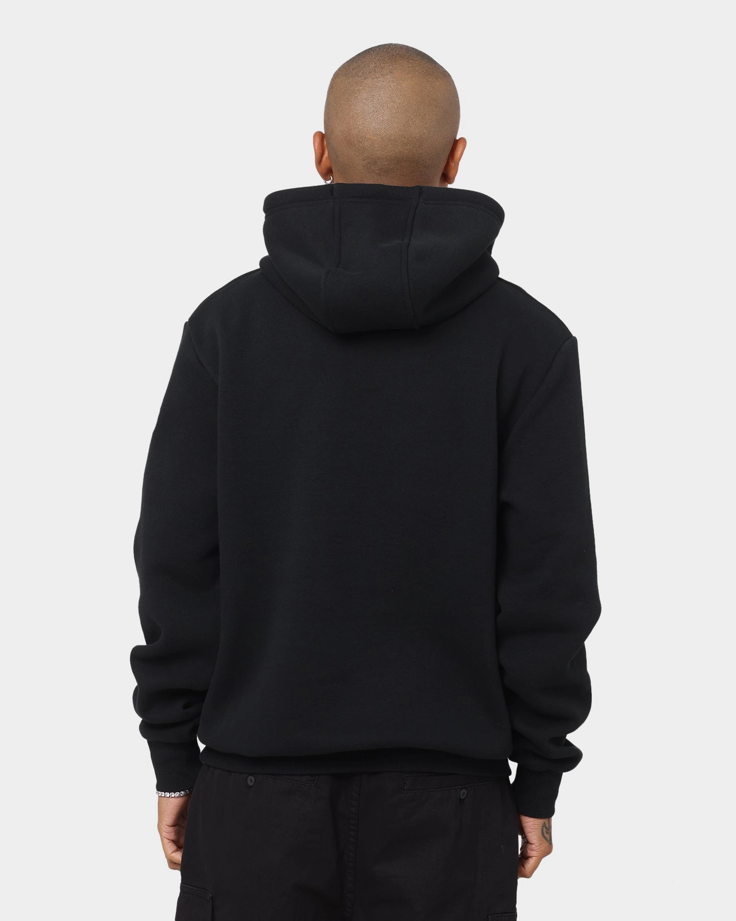 Adjustable Drawstring Hood Hold New Era Los Angeles Dodgers World Series Multi Logo Hoodie Black