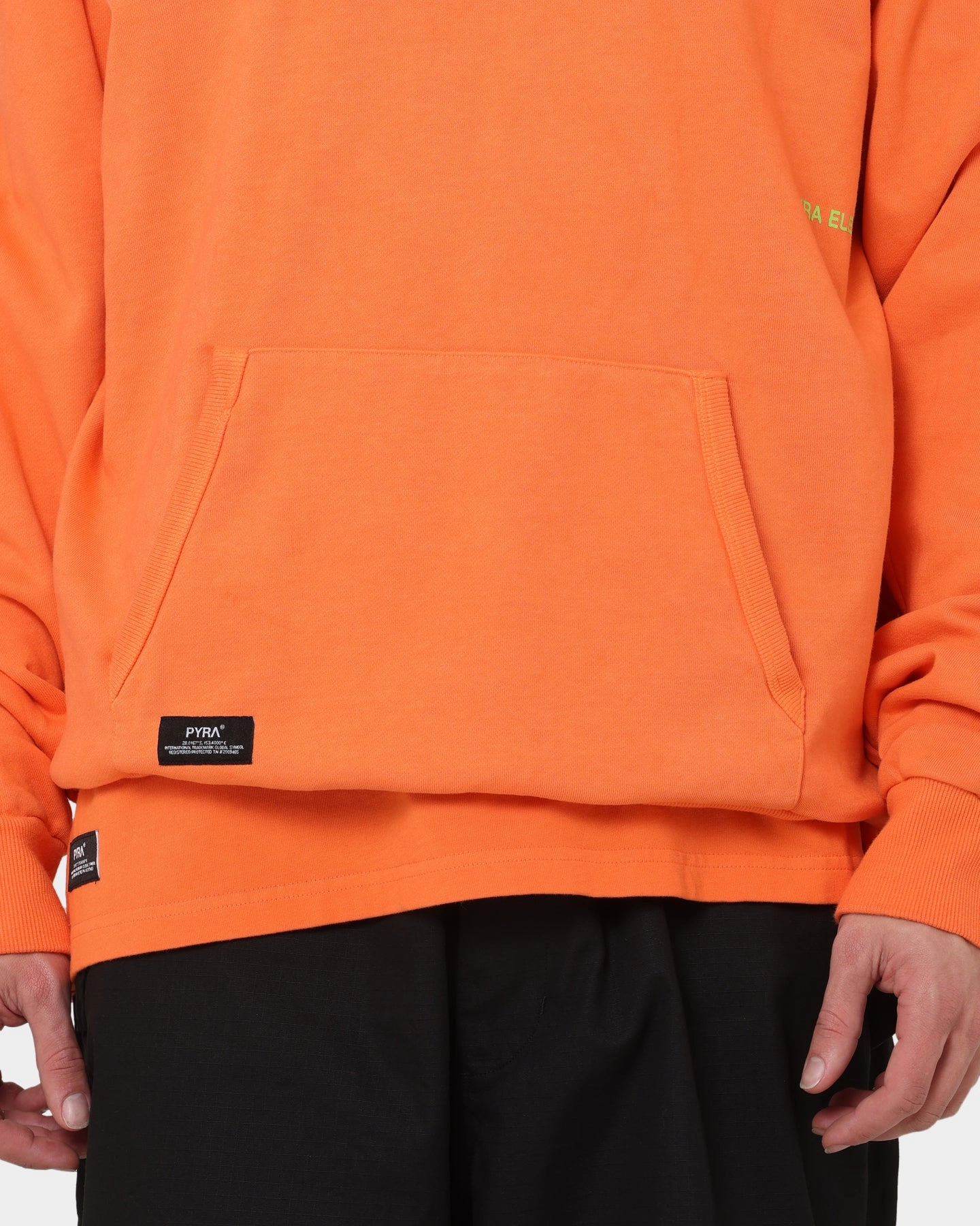 Tactics PYRA Design Logo Hoodie Orange