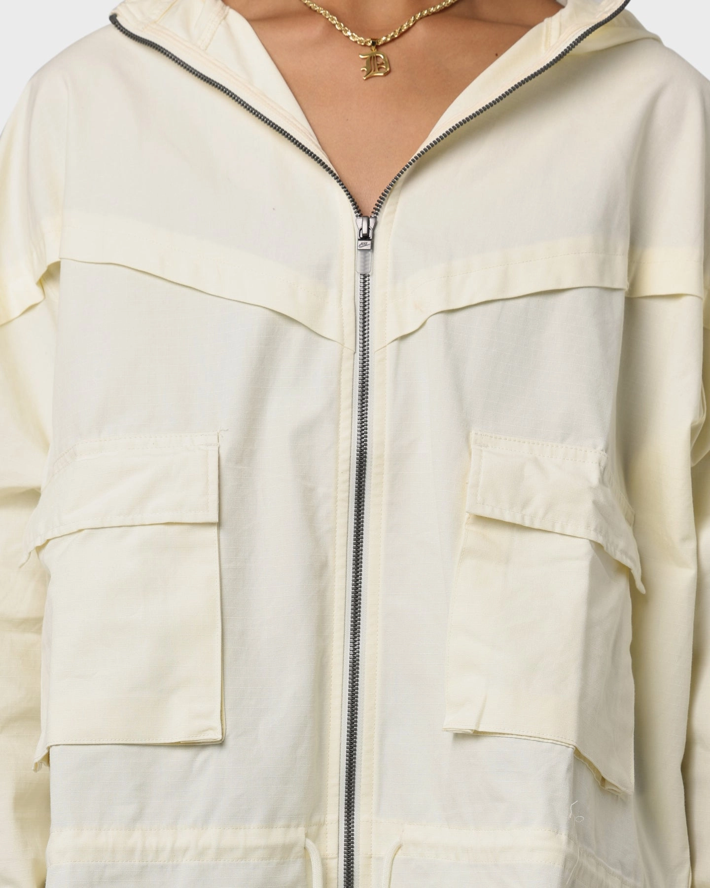 Nike Women's Nike Sportswear Icon Clash Jacket Coconut Milk/White thermal Functional Design
