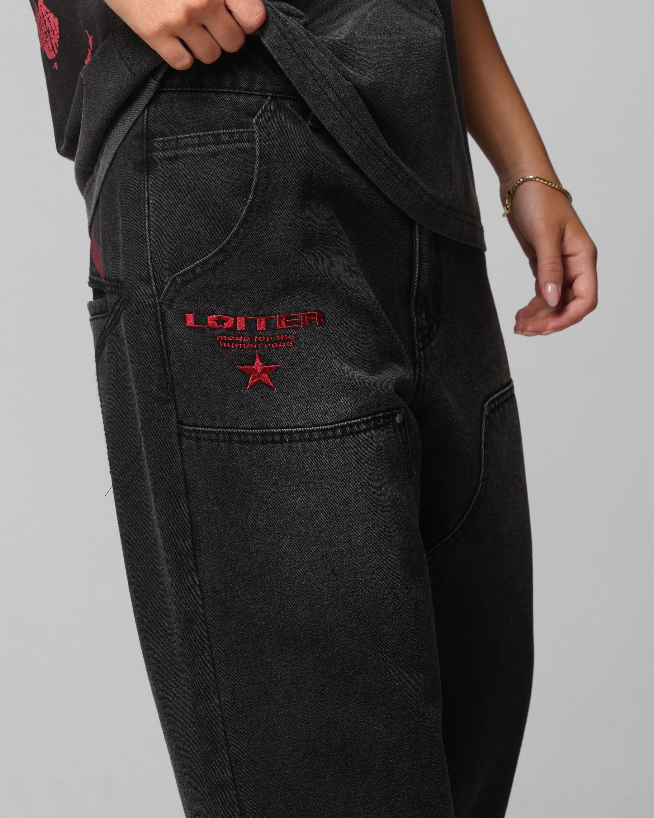 Anti Static Treatment Go Anywhere Look Loiter Unit Hunter Pants Vintage Black