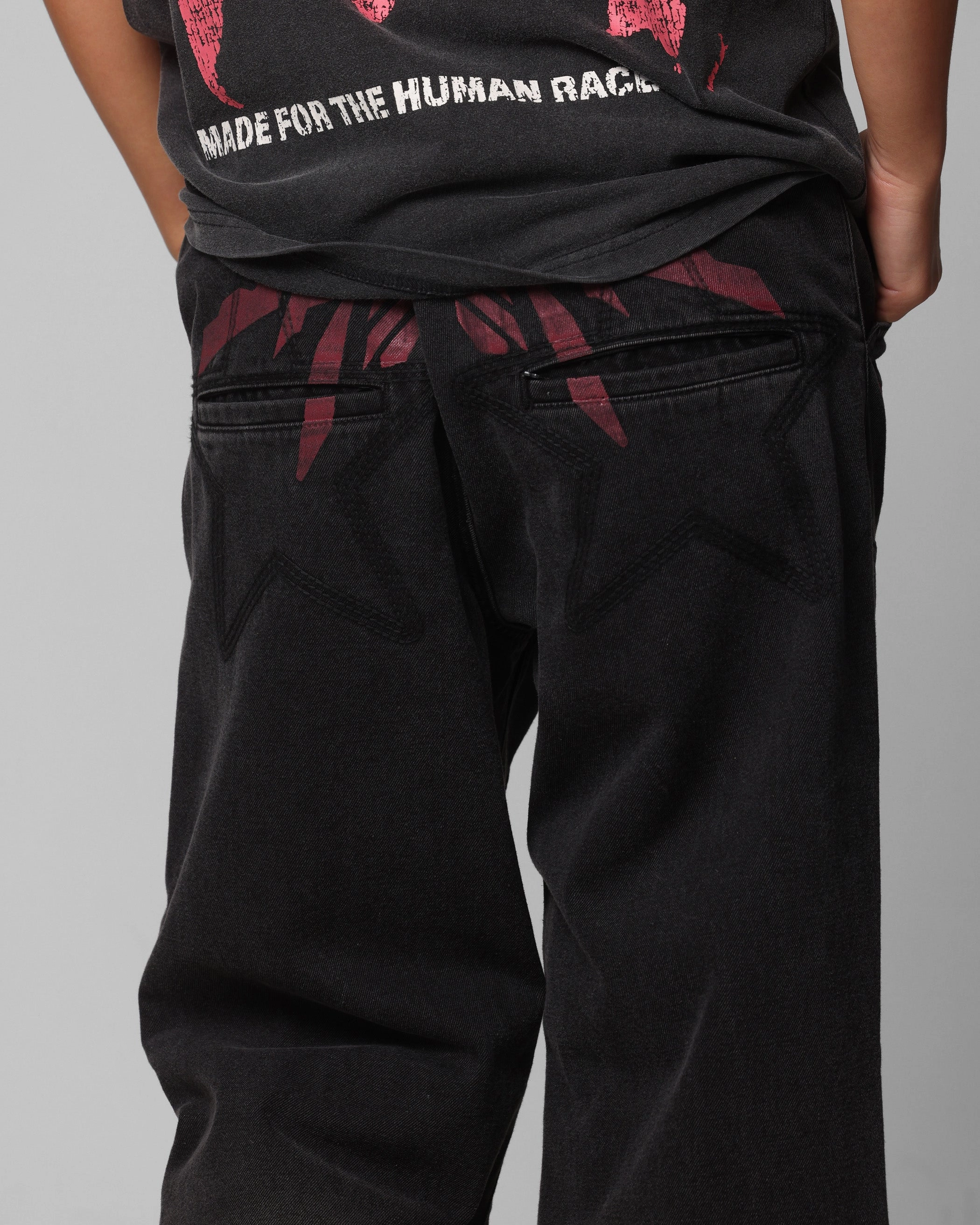 Base Style Date Night Daily Wear Loiter Unit Hunter Pants Vintage Black