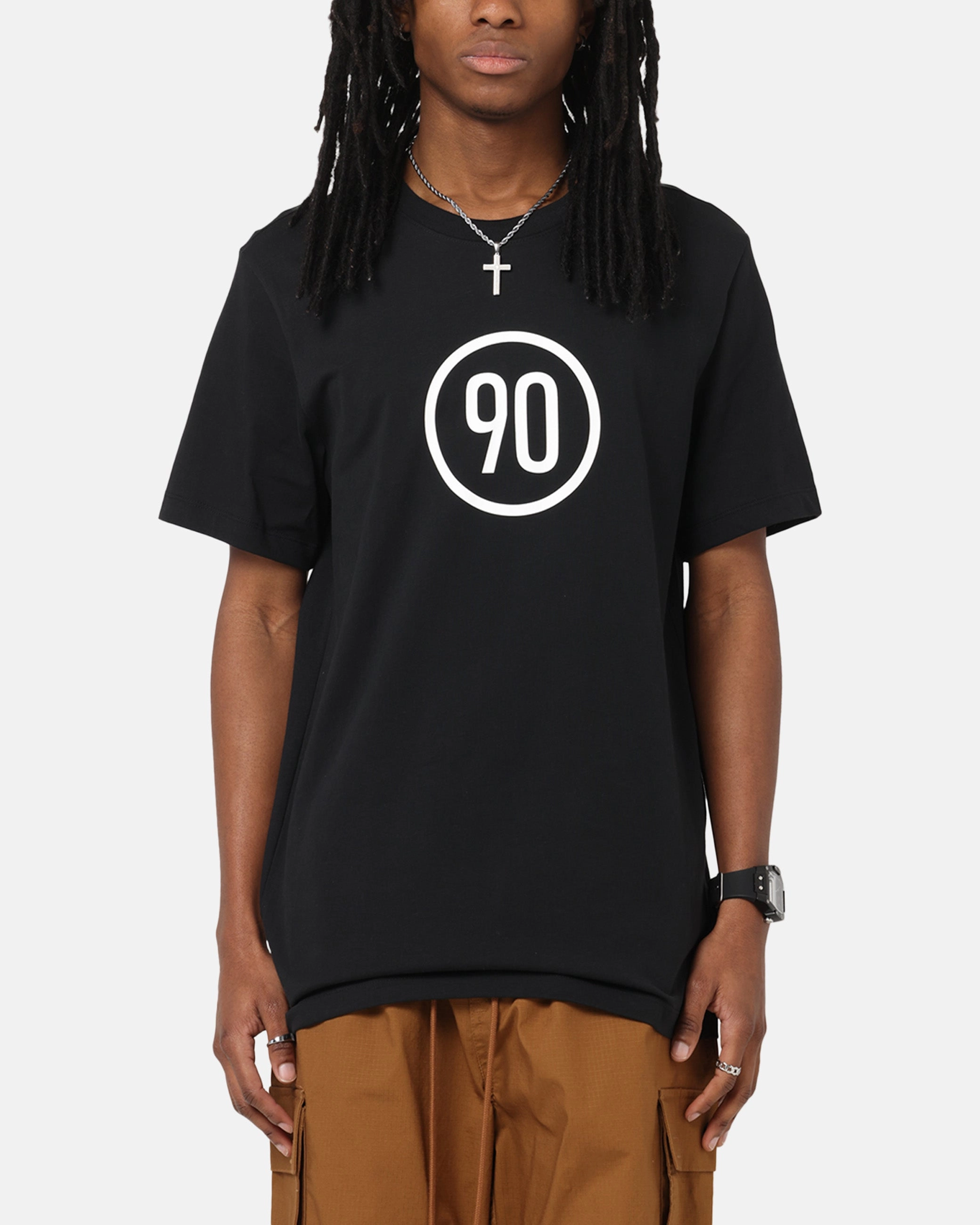 yoga clothing Teenager fashion Nike Total 90 Soccer T-Shirt Black