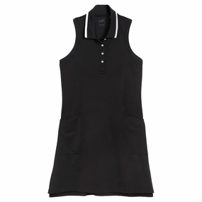 PUMA Everyday Pique Golf Dress Puma Black - SS25 Women SustainableCotton Travel Outfit