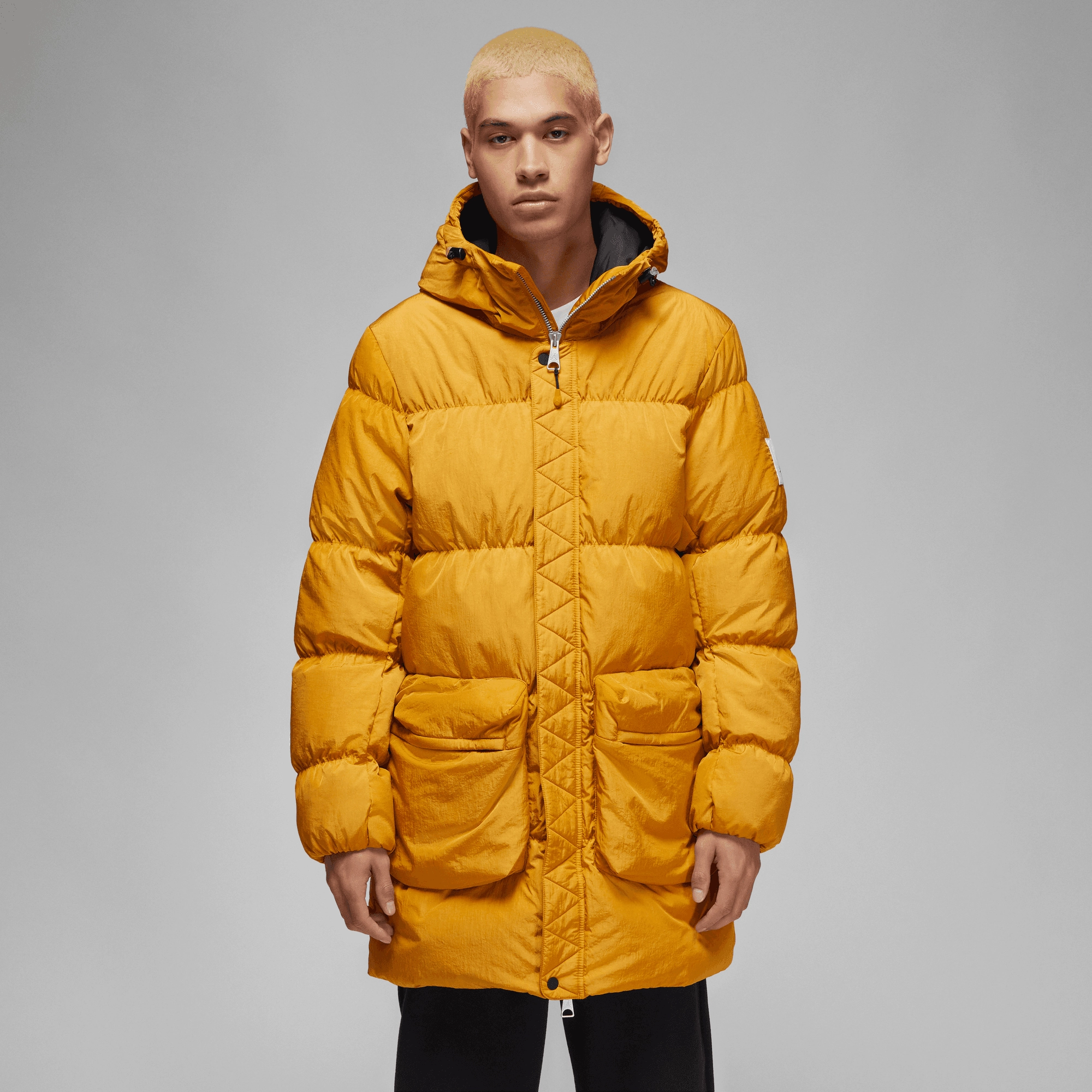 Jordan Essential Statement Parka 'Chutney' Concealed Zippers