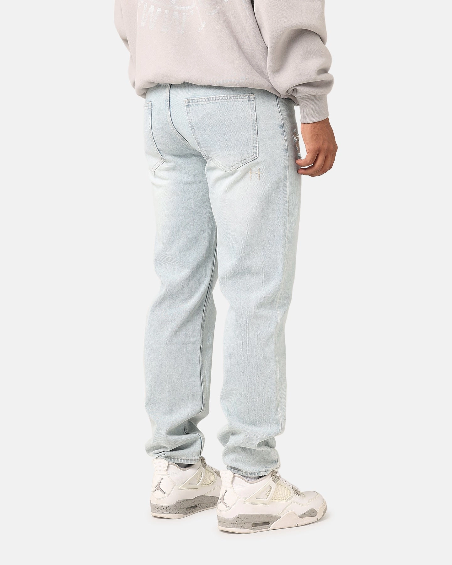 Saint Morta Psykhe Distressed Jeans Light Blue Daily Wear Summer Vibes Music Event Smart Casual Classic Wear