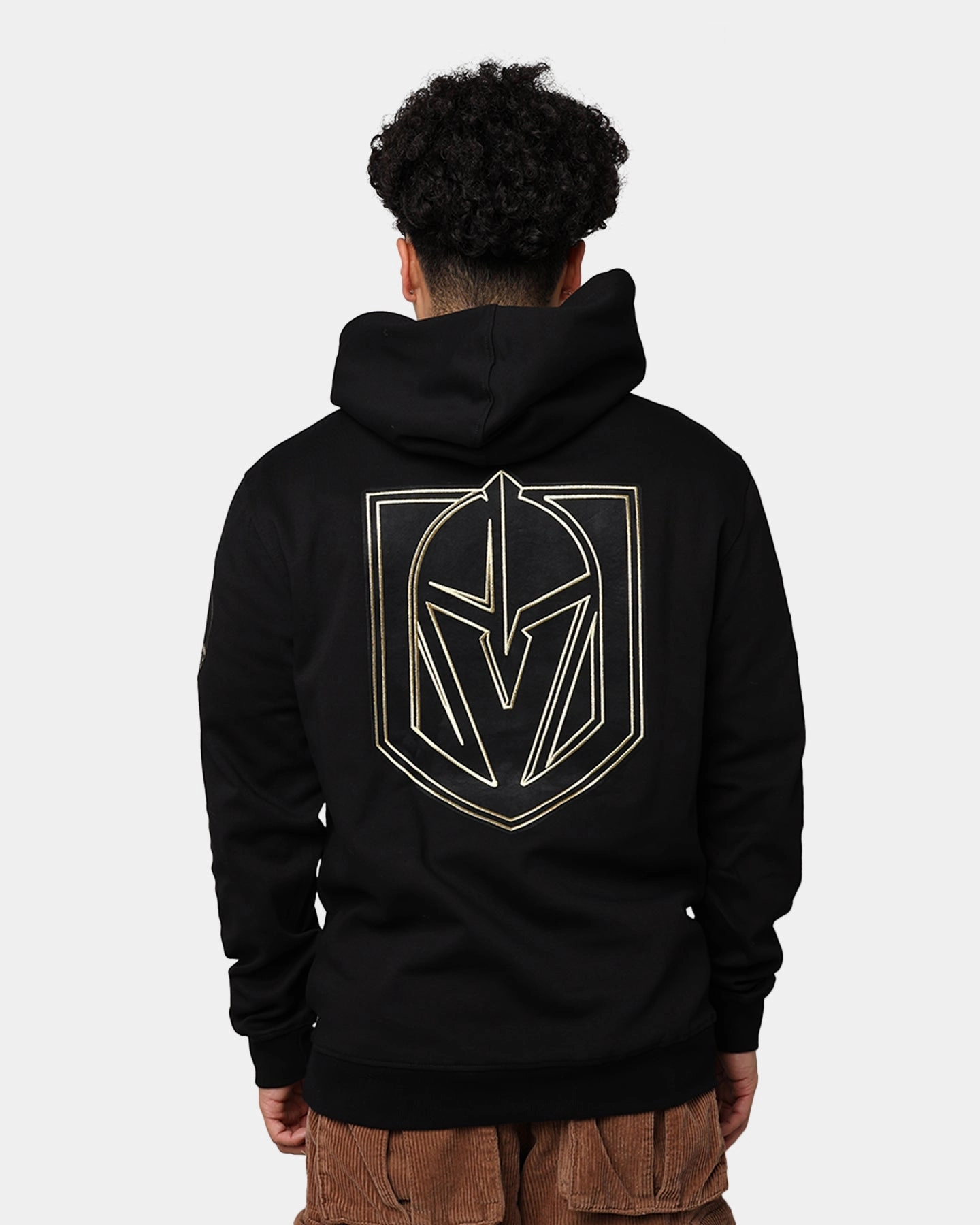 Pro Standard Vegas Golden Knights Black And White Hoodie Black Core Fit