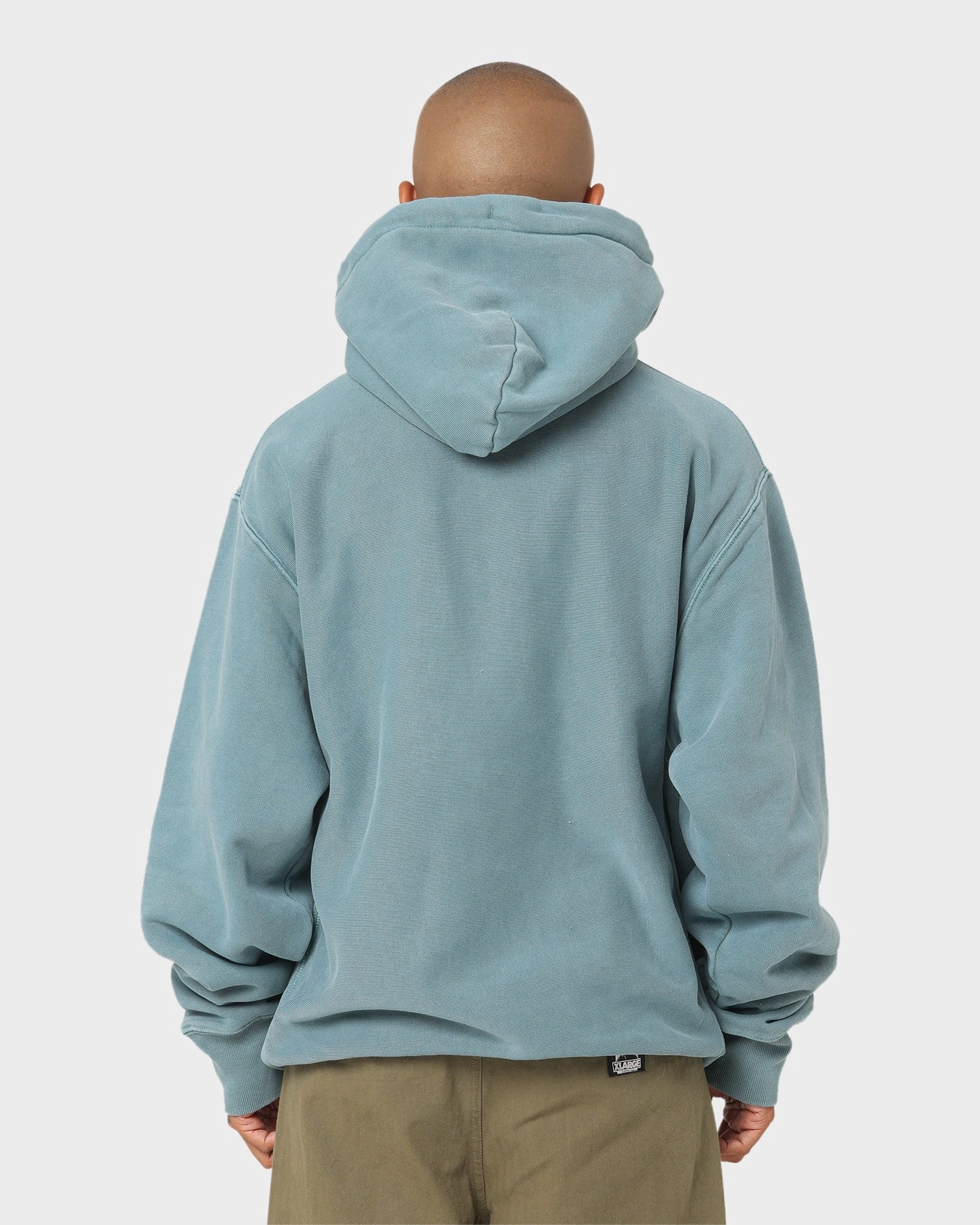Champion Reverse Weave Garm Dye Hoodie Aqua Tonic brand - new Urban Detail