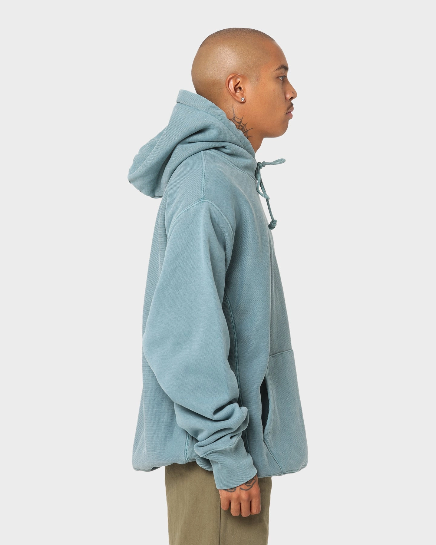 teens' Strategy Champion Reverse Weave Garm Dye Hoodie Aqua Tonic