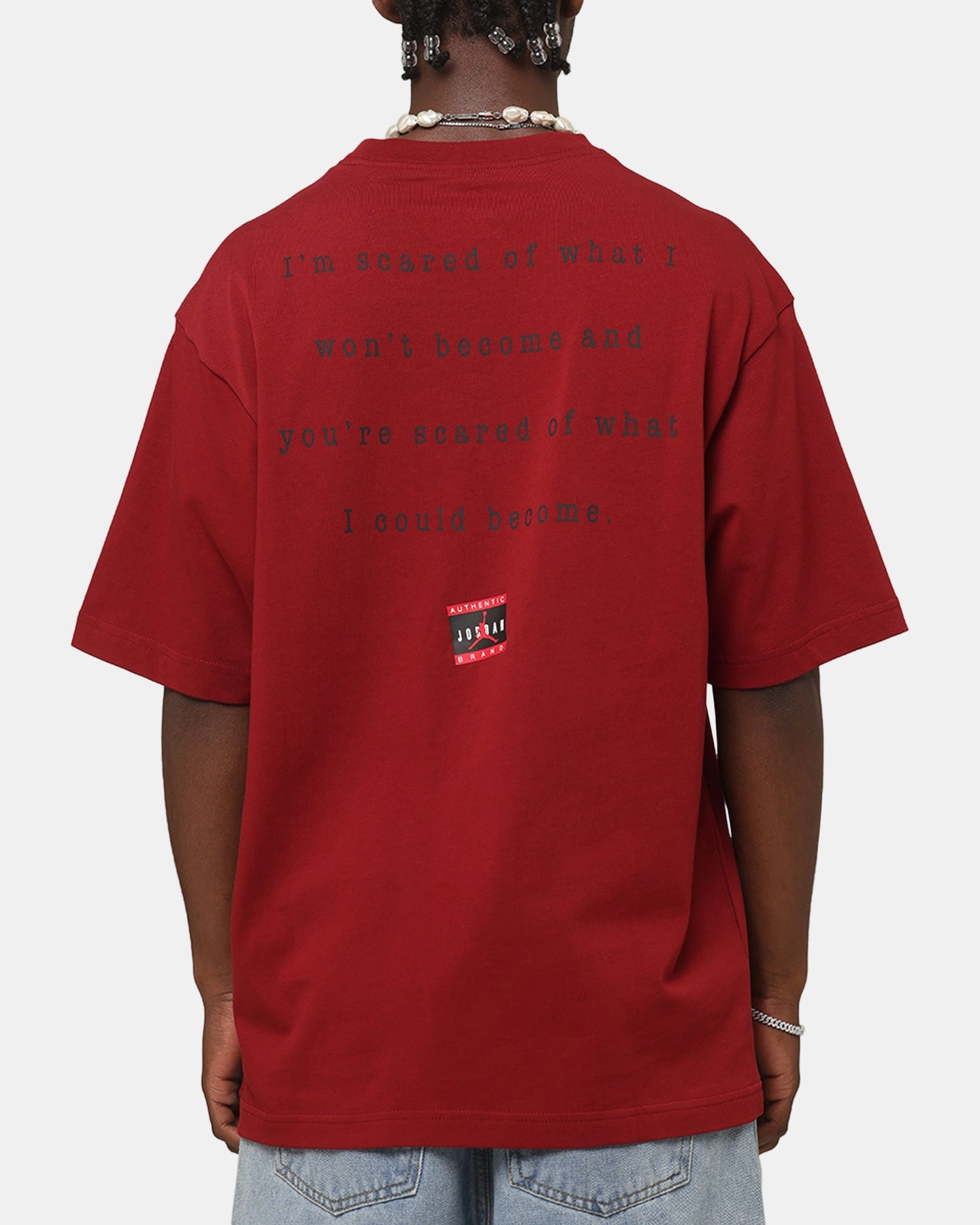 Outdoor Fashion Classic Design Jordan Statement 1985 J Day Crewneck T-Shirt Gym Red