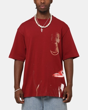 Comfortable Shape Jordan Statement 1985 J Day Crewneck T-Shirt Gym Red
