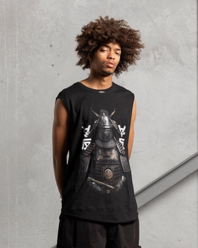 Cycling endurance The Anti Order Shaolin Panelled Singlet Black