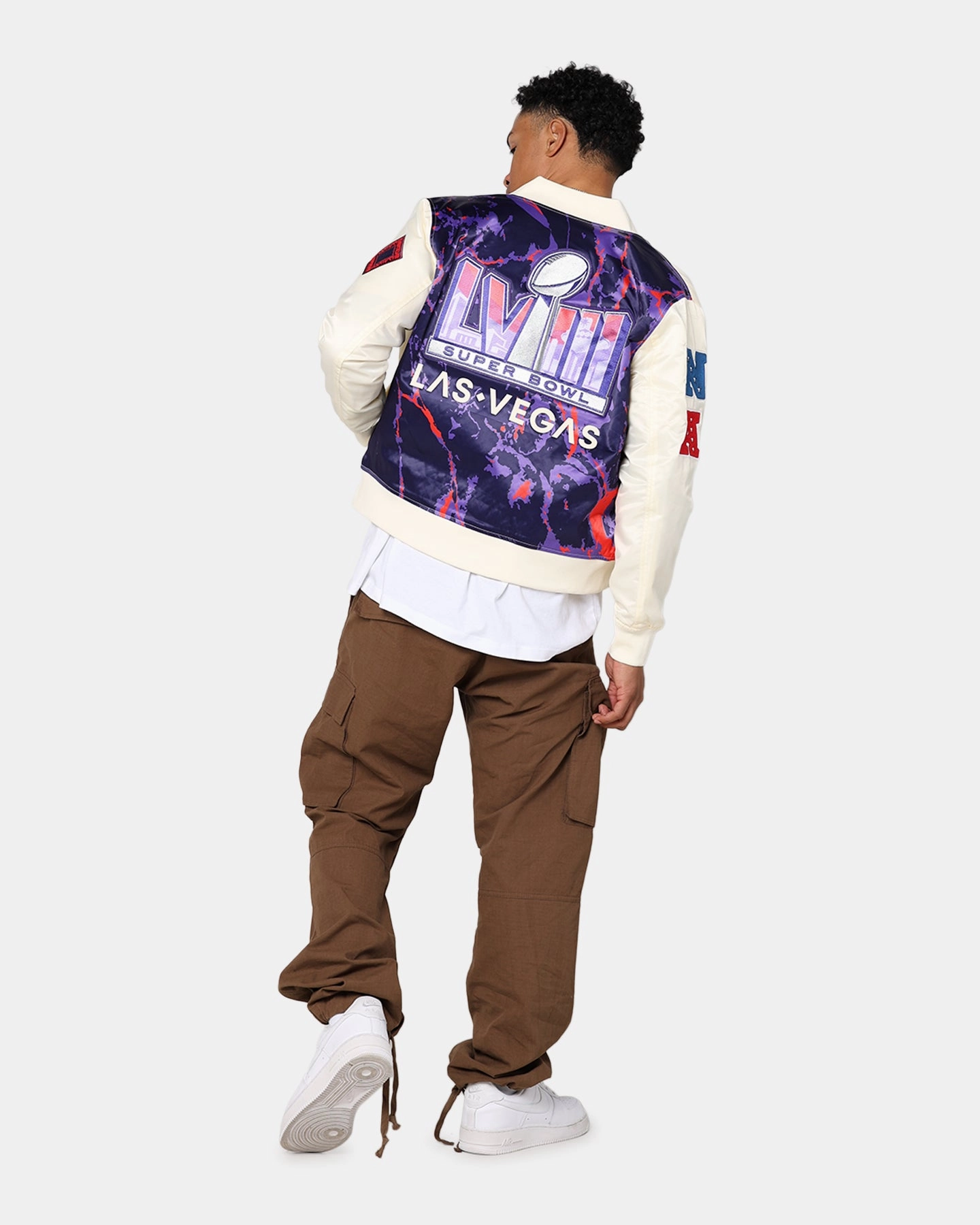 Pro Standard NFL Super Bowl LVIII Sublimated Jacket Eggshell Opinion Algorithm