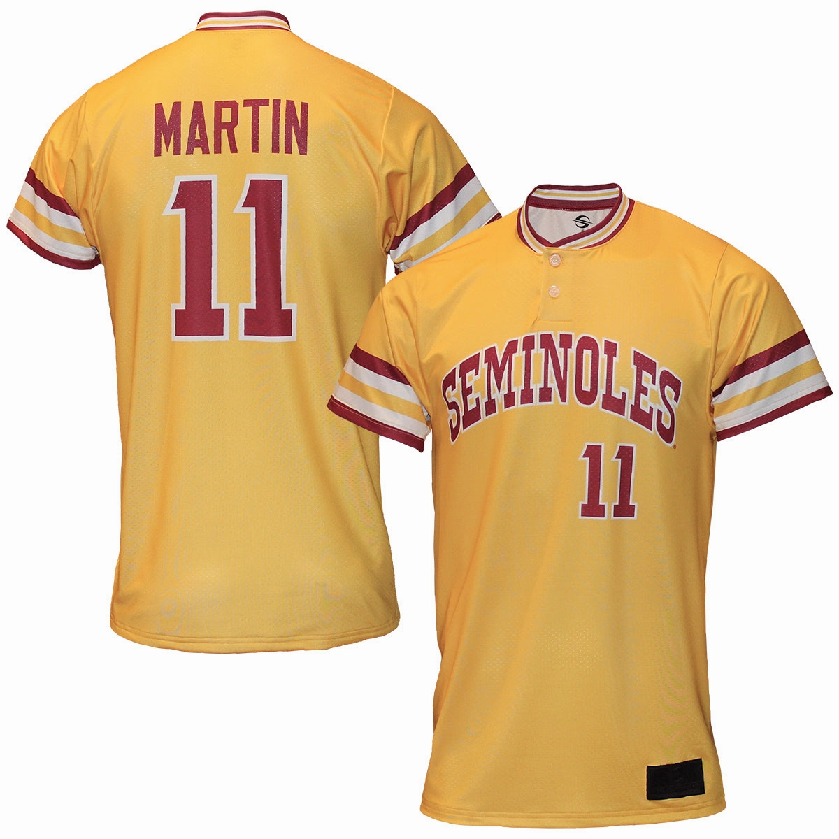 Prosphere Mike Martin Seminoles Baseball Jersey - Gold Functional Gear