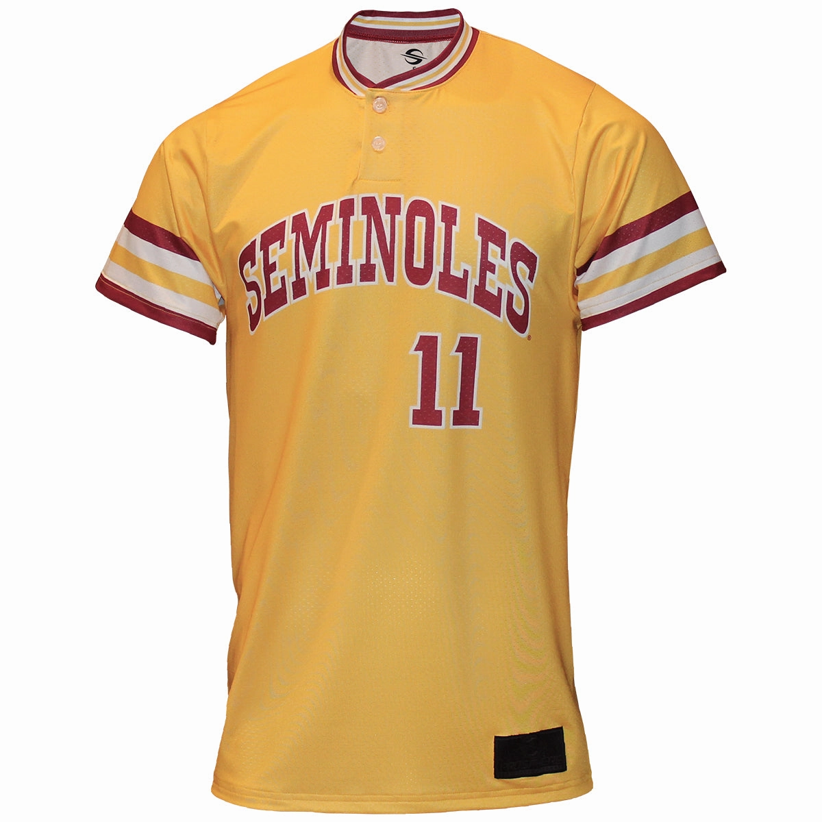 Non Restrictive Movement Prosphere Mike Martin Seminoles Baseball Jersey - Gold