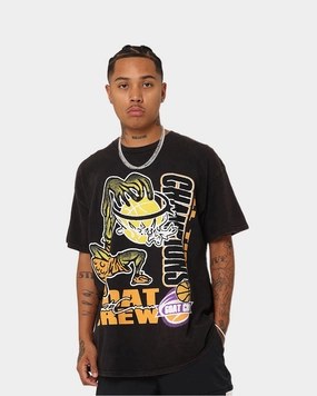 Goat Crew All Time Champions Vintage T-Shirt Black Wash Light Comfort Style Modern and Soft