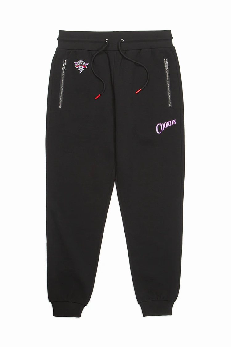 ExtendedSizeRange Active Wear Cookies Full Clip Fleece Sweatpants