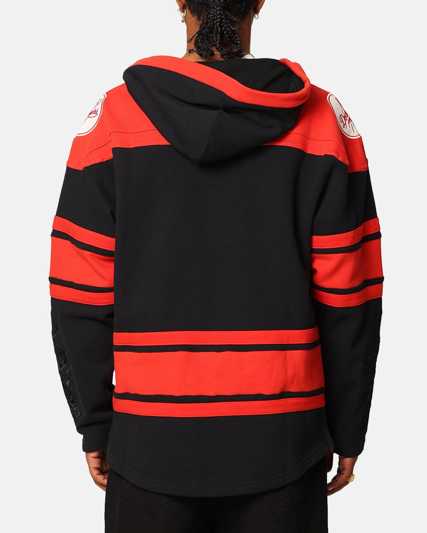 47 Brand Los Angeles Dodgers 'Year Of The Dragon' Lacer Hoodie Jet Black Threat Linen