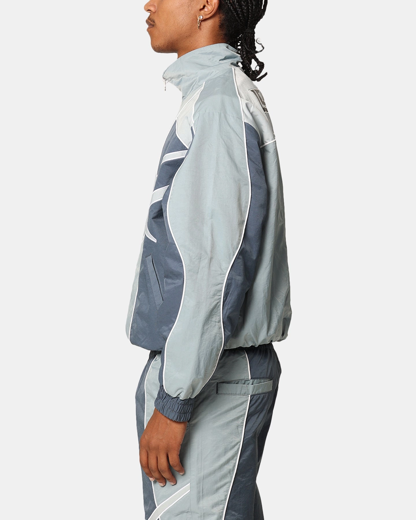 discounted Loiter Paradise Track Jacket Blue
