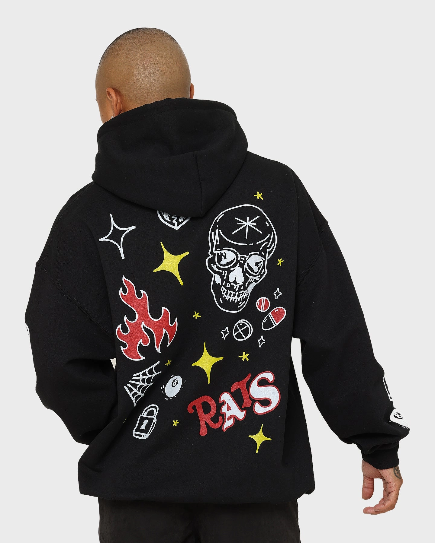 Rats Get Fat No Hope Hoodie Black Base Layer