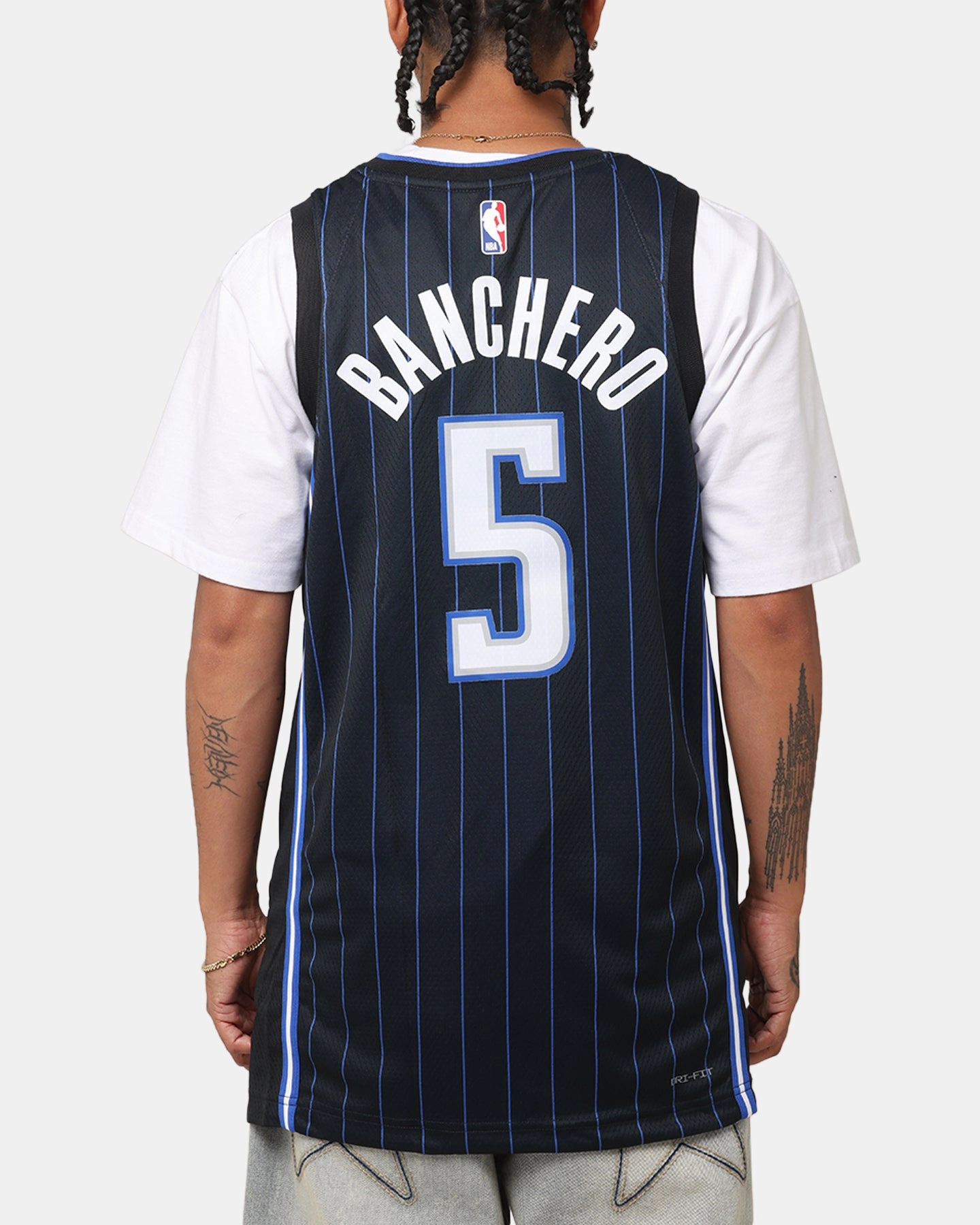Comfort Fit Design Shape Retention Fabric Nike Paolo Banchero Orlando Magic #5 Icon Edition 2022/23 Nike Dri-Fit NBA Swingman Jersey Black