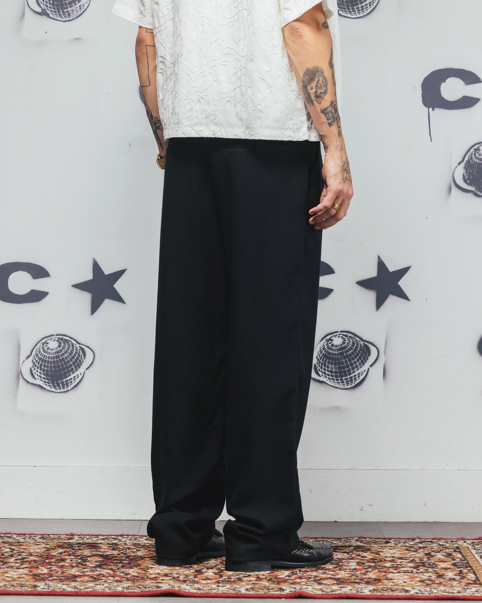 Carre Atlas Wide Leg Pants Black Wardrobe Essential
