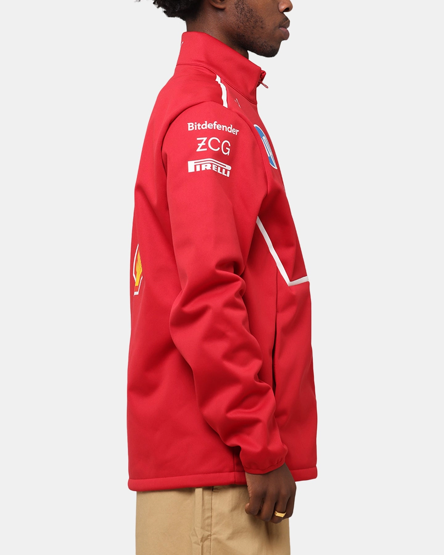 Puma X Scuderia Ferrari Team Softshell Jacket Cherry Casual Style