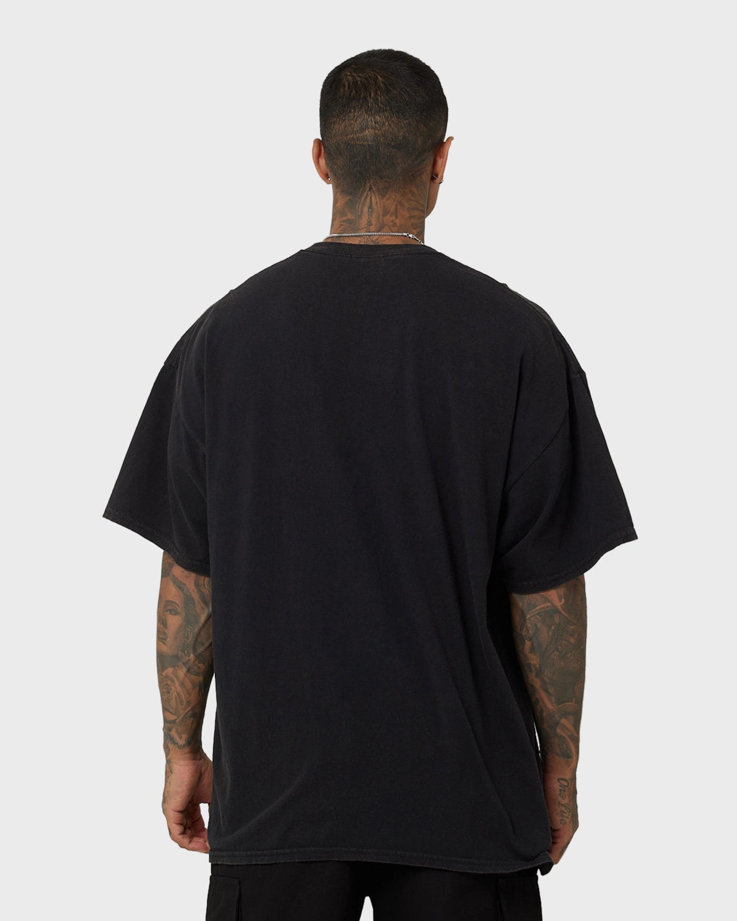 American Thrift X Lost Boys Moon Vintage T-Shirt Washed Black Quick-Drying Shirt casual top