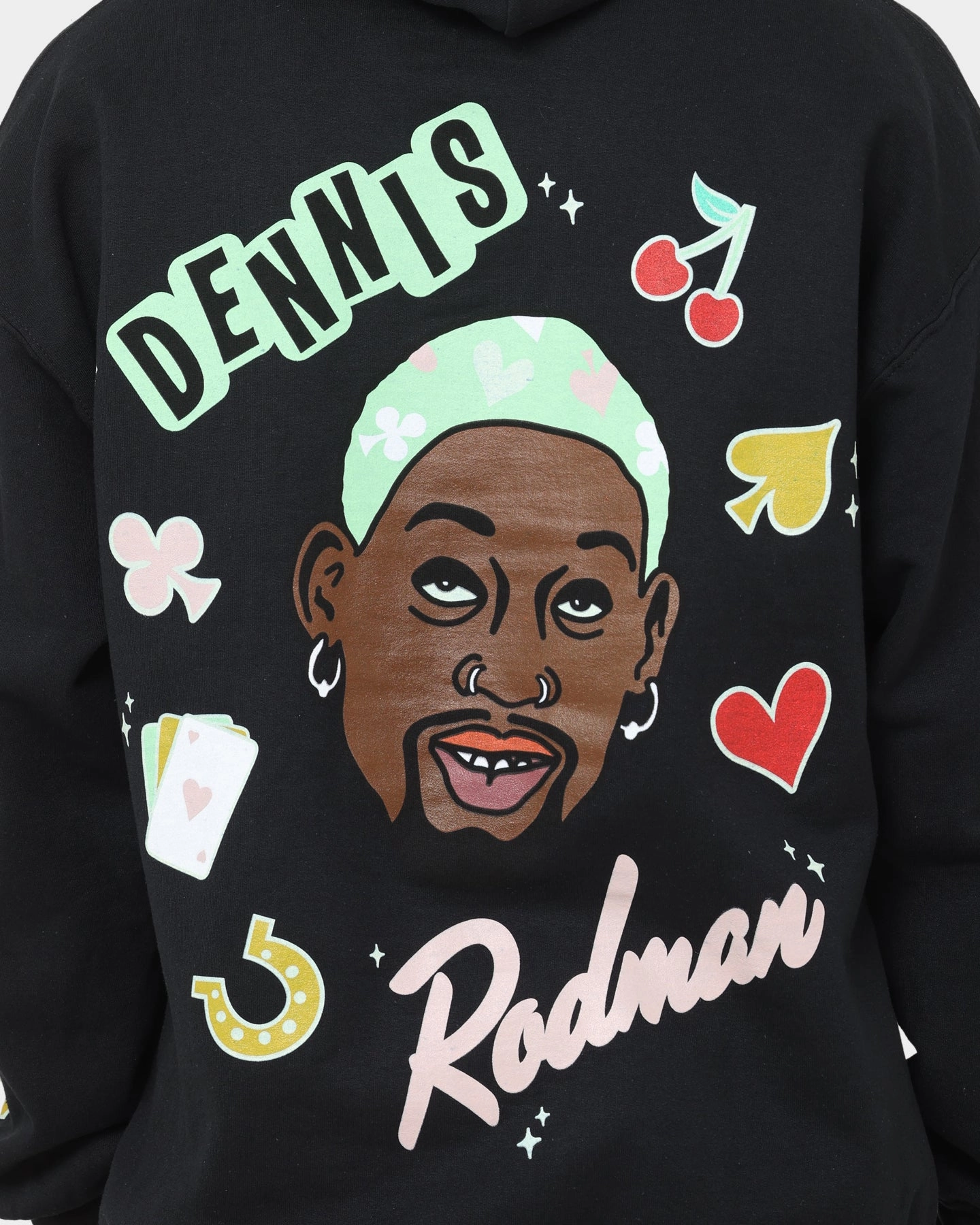 clean design Rodman Brand 48 Hours In Vegas Hoodie Black