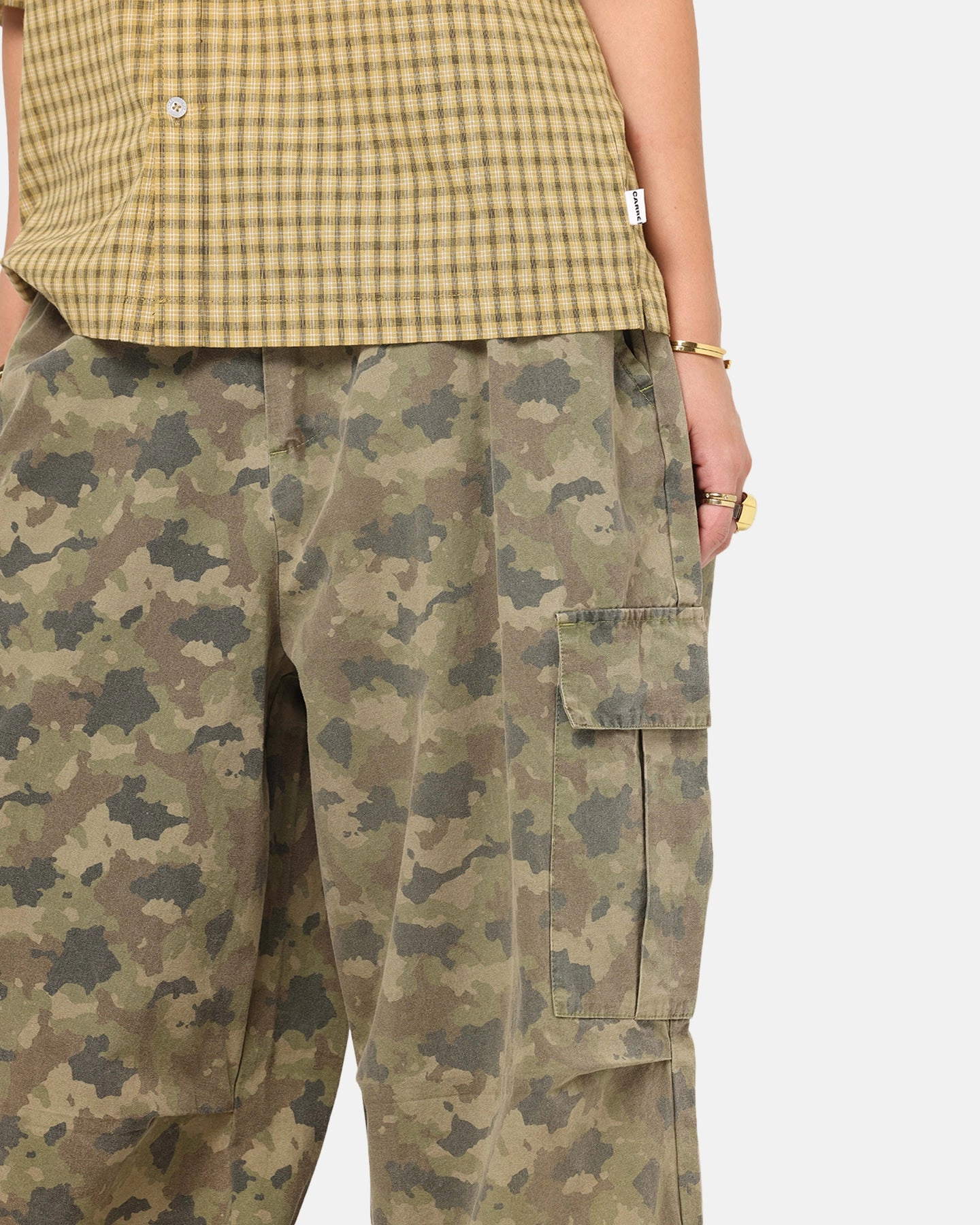 Carre Baggy Cargo Pants Camo ComfortFit ReinforcedBeltLoops