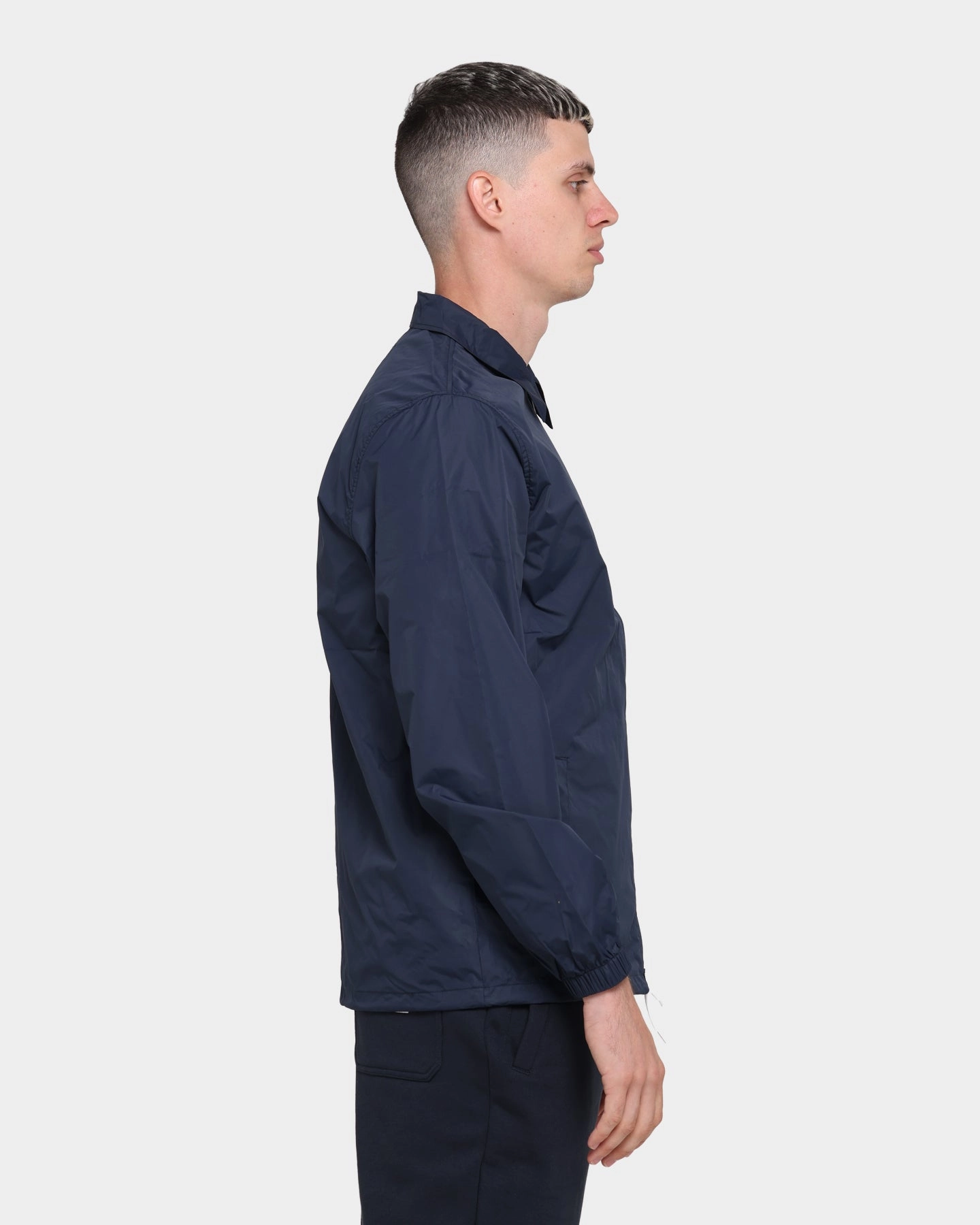 Carr?? Enorme Coach Jacket Navy Brown