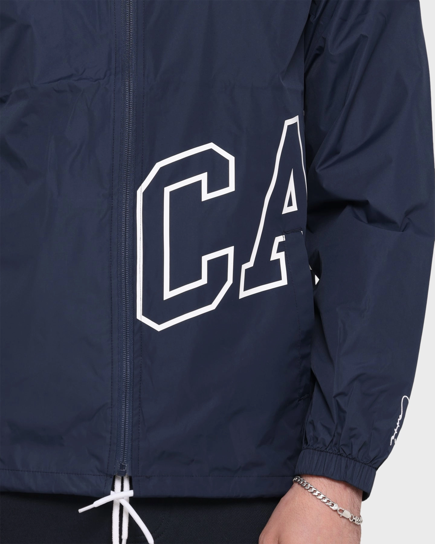 Check business people Carr?? Enorme Coach Jacket Navy