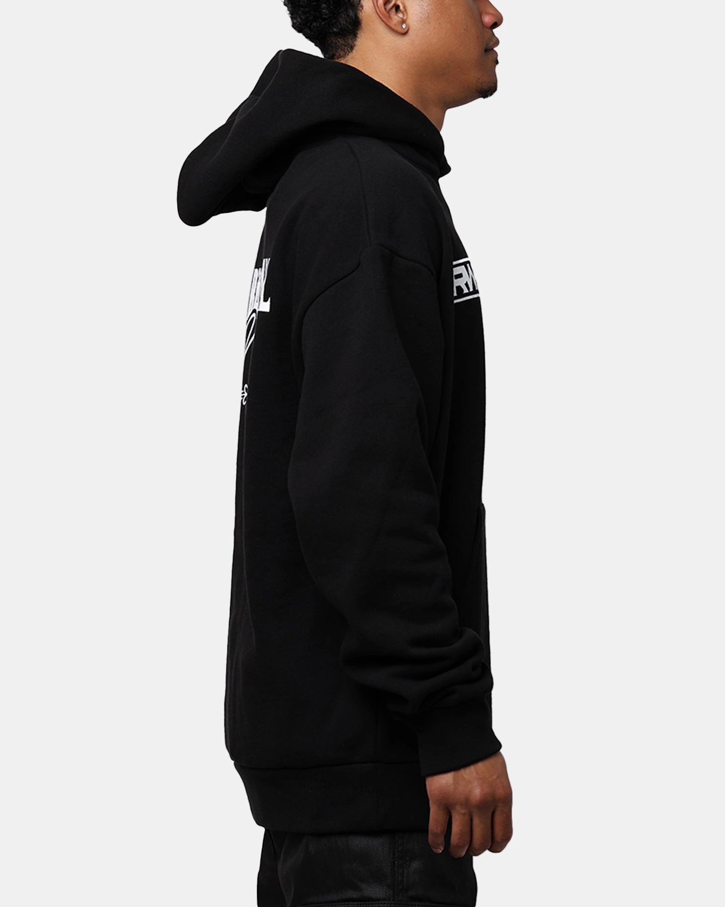 Patched Overtime RWE Hoodie Black