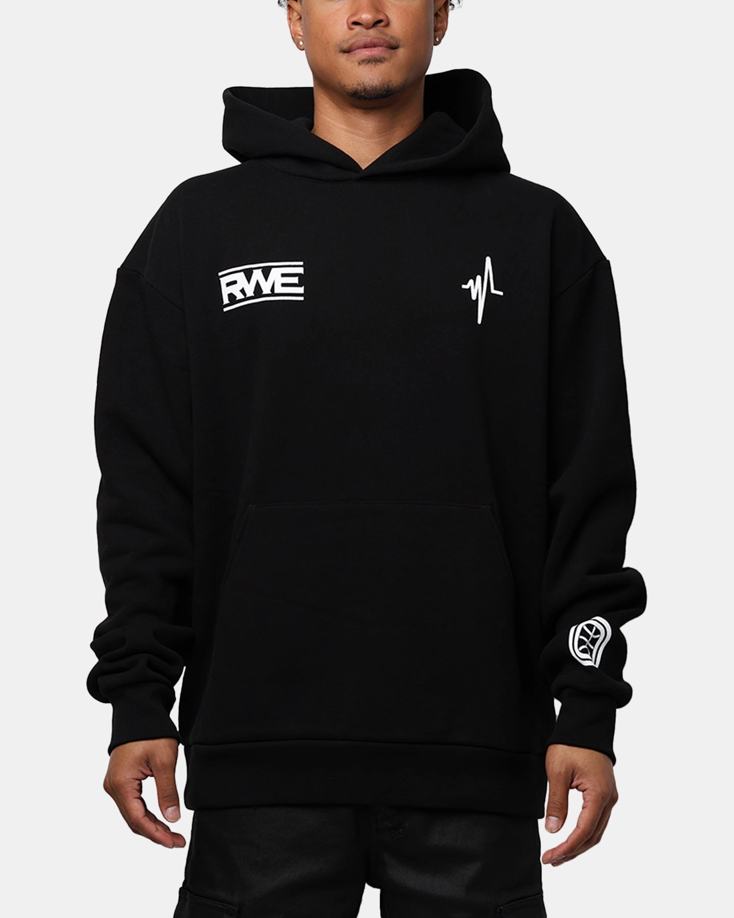 Overtime RWE Hoodie Black snowy Articulated Elbows