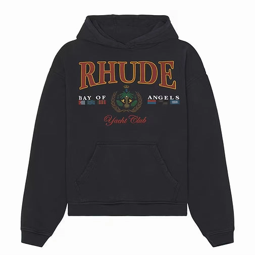 Sweat Wicking Properties Rhude Bay Of Angels Hoodie 'Black'