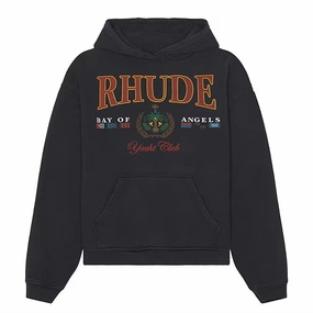 snowfield Non Binding Waistband Rhude Bay Of Angels Hoodie 'Black'