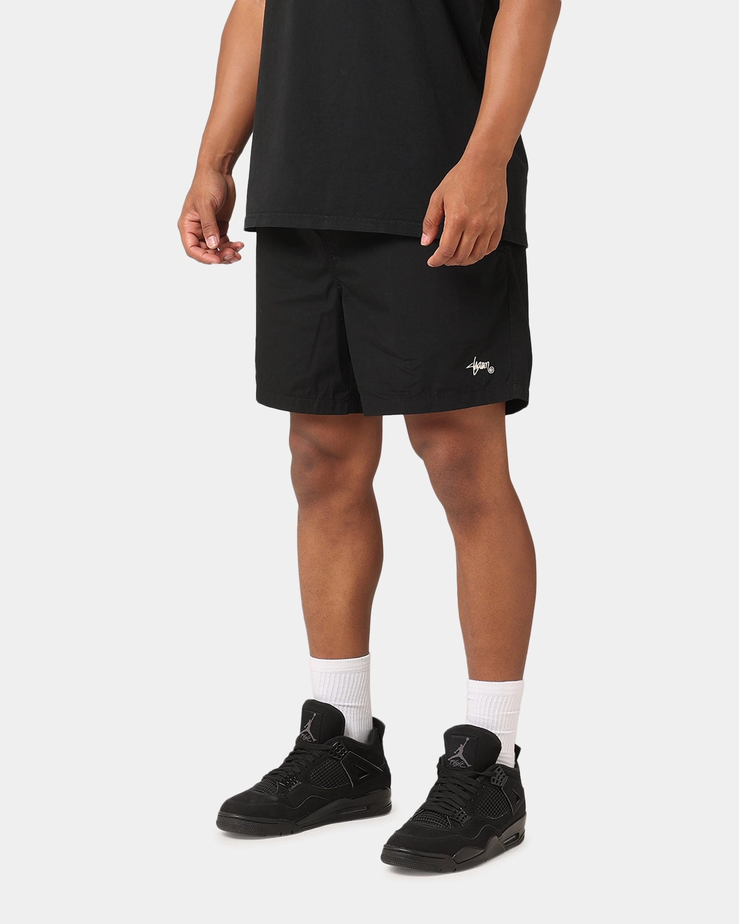 S Double Poplin Coast Boxer Shorts Black activewear option