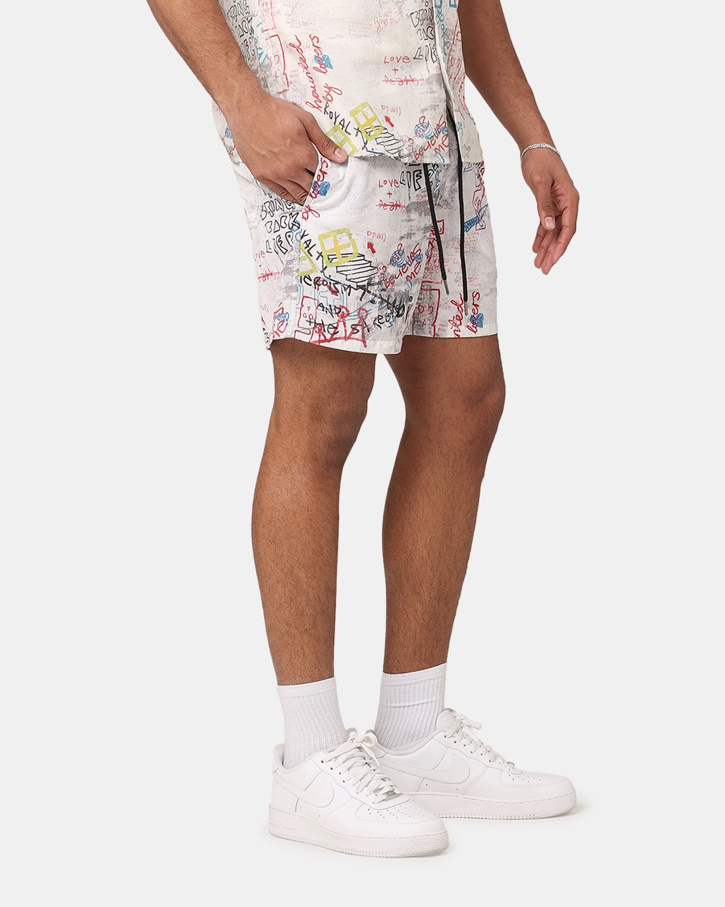 Ksubi Skrawler Board Shorts White handmade touch Tactical Storage Solutions