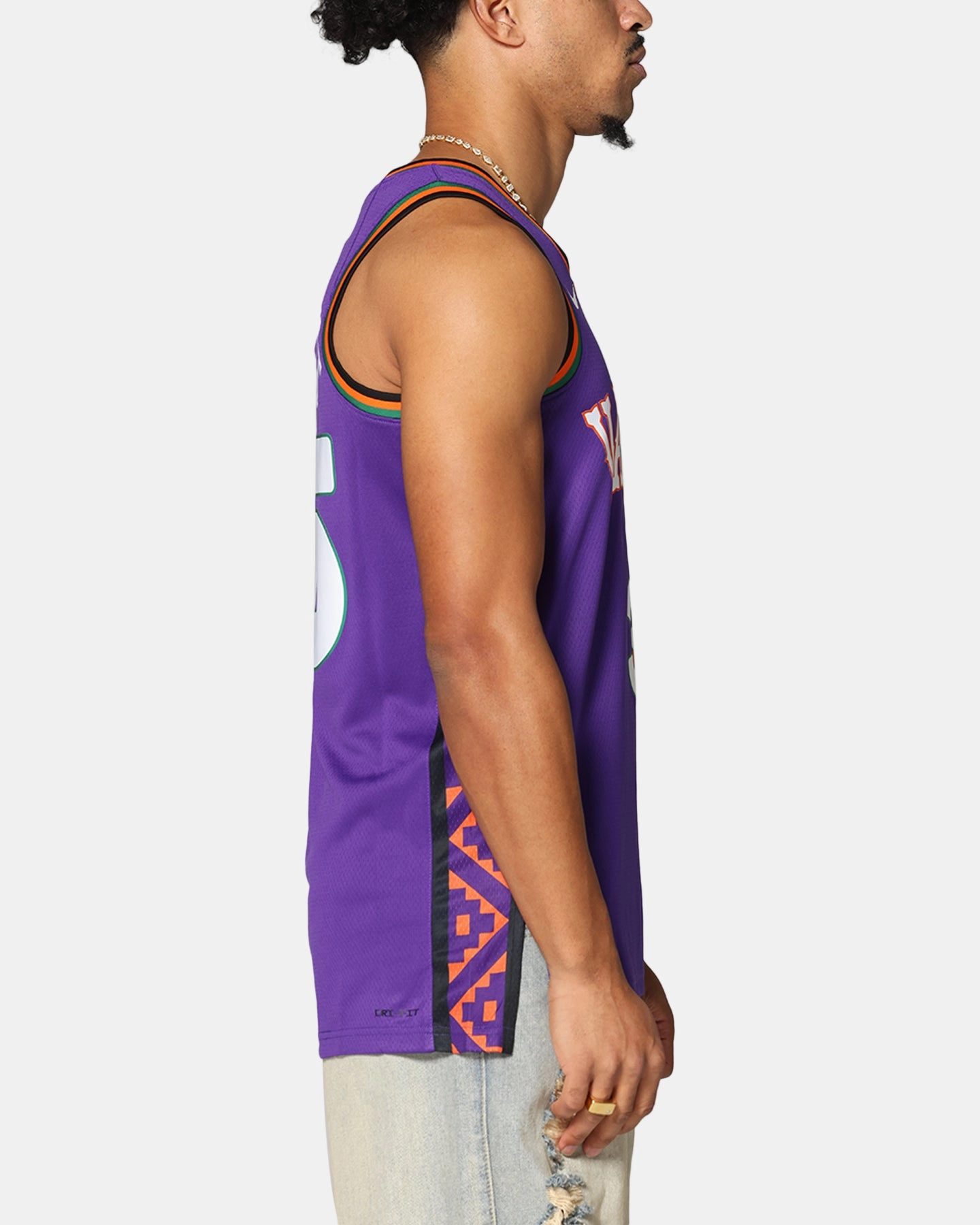Nike Kevin Durant Phoenix Suns #35 City Edition 2024/25 Nike Dri-Fit NBA Swingman Jersey Field Purple Ventilation Panels