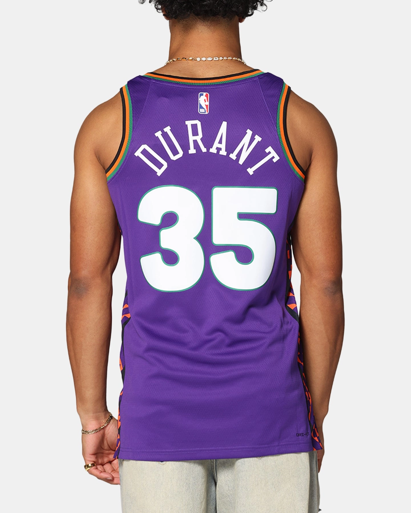 Ultra Fine Zippers Workout Gear Nike Kevin Durant Phoenix Suns #35 City Edition 2024/25 Nike Dri-Fit NBA Swingman Jersey Field Purple