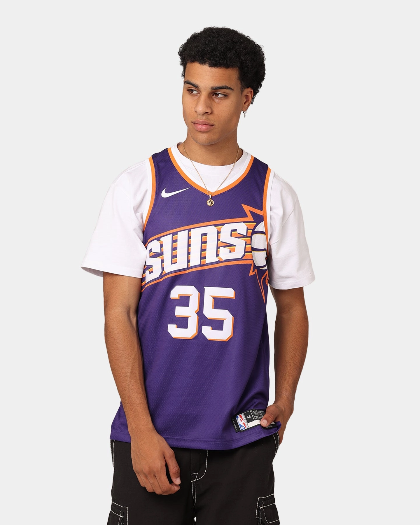 Nike Phoenix Suns Kevin Durant Dri-FIT Swingman Jersey New Orchid Tear Resistant Weave Performance Flex