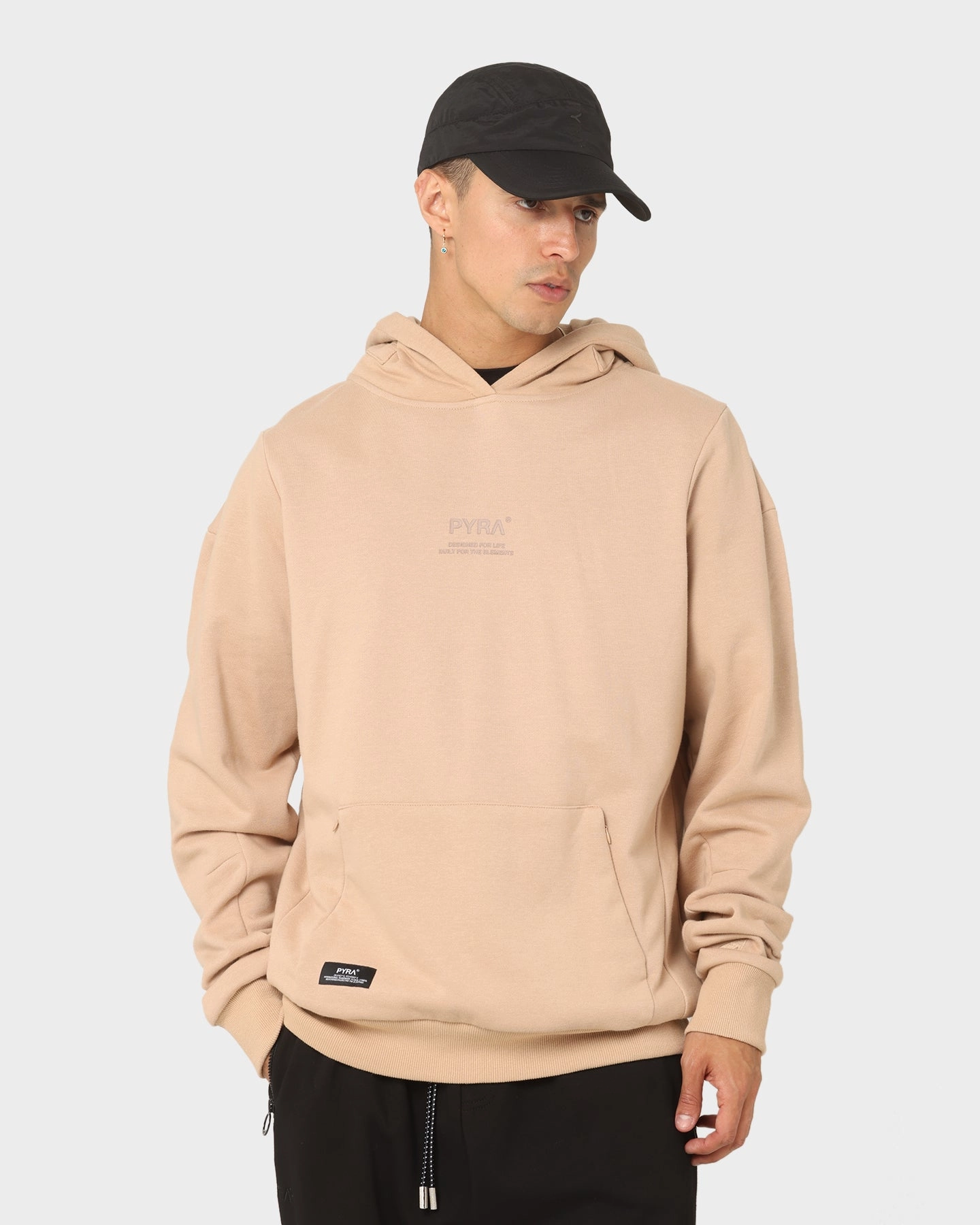 Sustainable PYRA Repetition Hoodie Natural