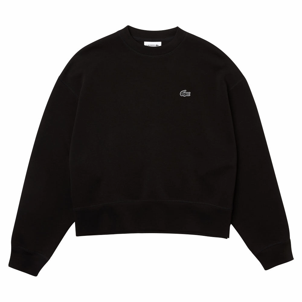 Multi Pocket Functionality Lacoste Print Back Golf Sweater Black - FW25 Women