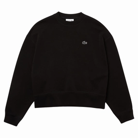 Lacoste Print Back Golf Sweater Black - FW25 Women Weather resistant Bold Statement