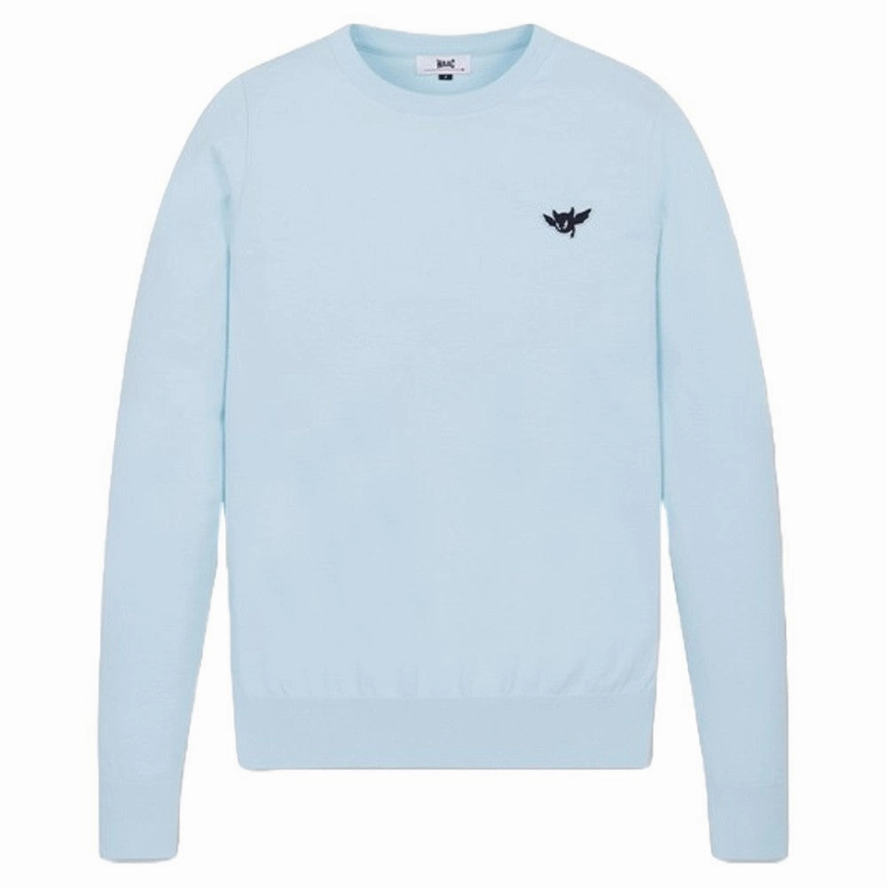 WAAC Crewneck Golf Sweater Light Blue - FW24 Women Oversized Silhouette Taped Seam Waterproofing