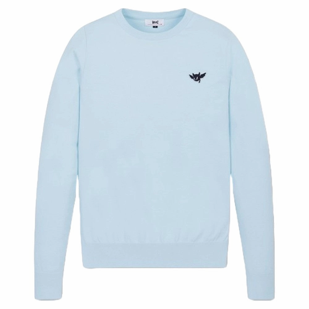 WAAC Crewneck Golf Sweater Light Blue - FW24 Women Fit For Daily Breathable Material