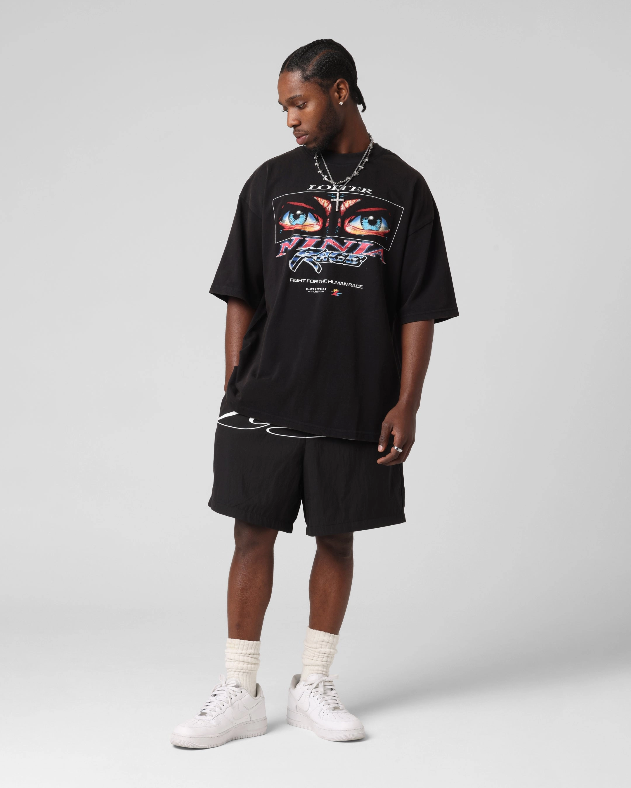 Loiter Ninja Vintage T-Shirt Vintage Black Weekend Outfit